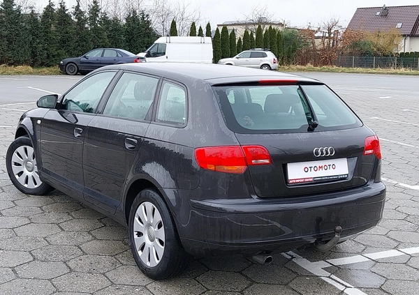 Audi A3 cena 24500 przebieg: 199000, rok produkcji 2007 z Ciężkowice małe 529